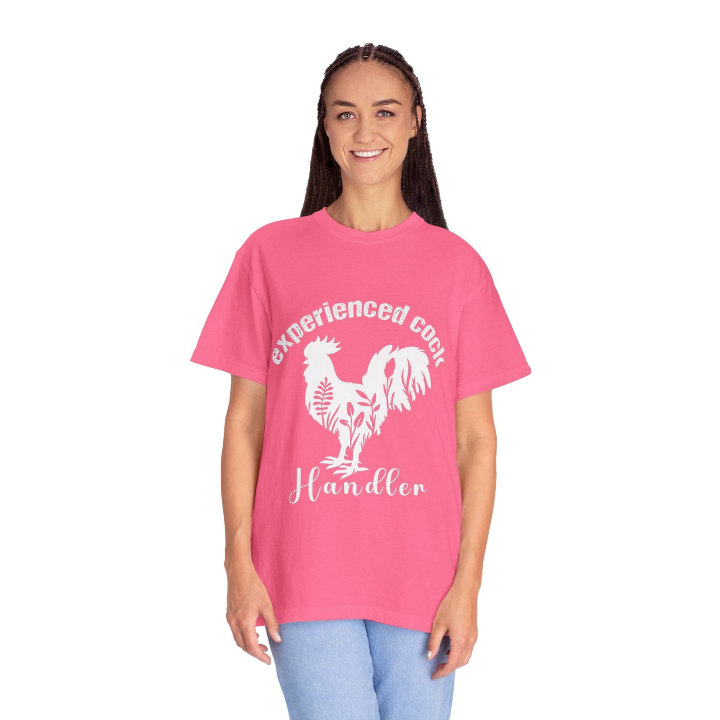 Experienced Cock Handler T-shirt, Unisex Style, Funny Gift, Chicken Lover Tee, Farm Enthusiast Apparel, Casual Wear