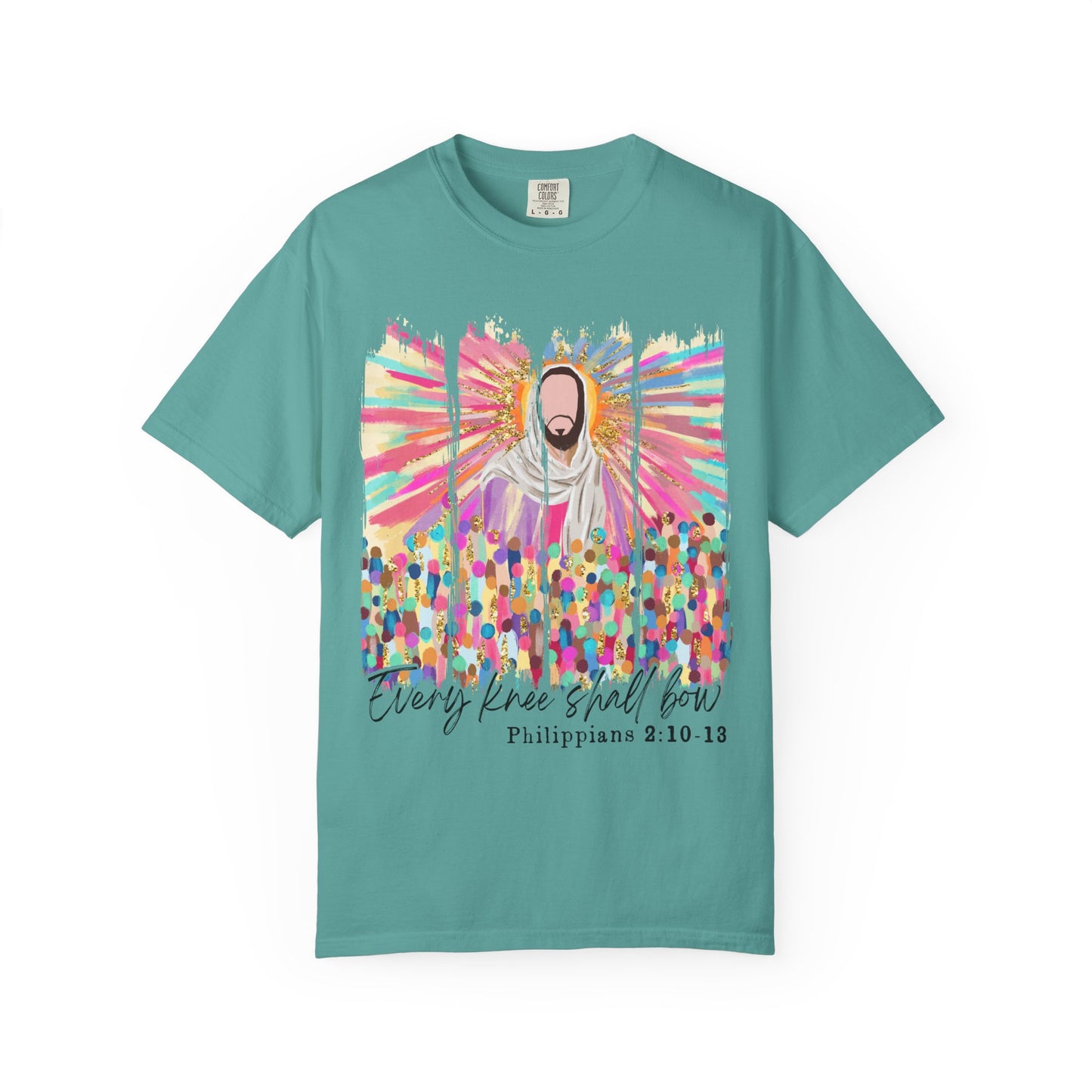 Colorful Faith T-Shirt, Biblical Verse Tee, Inspirational Apparel, Unisex Graphic Shirt, Christian Gift Idea, Religious T-Shirt