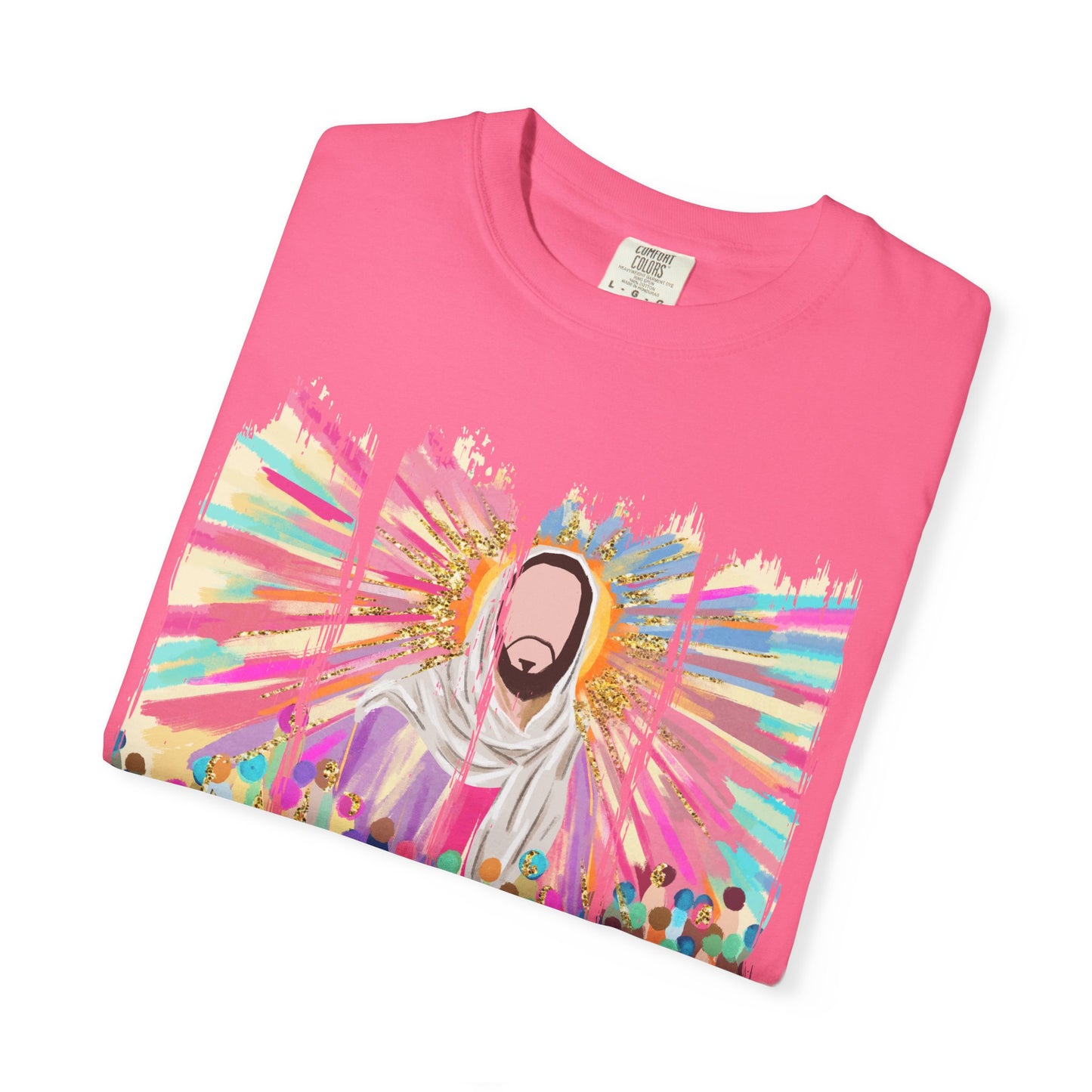 Vibrant Spiritual T-Shirt for Everyday Wear, Retro Art Tee, Casual Unisex Shirt, Gift for Festivals, Colorful Graphic Top