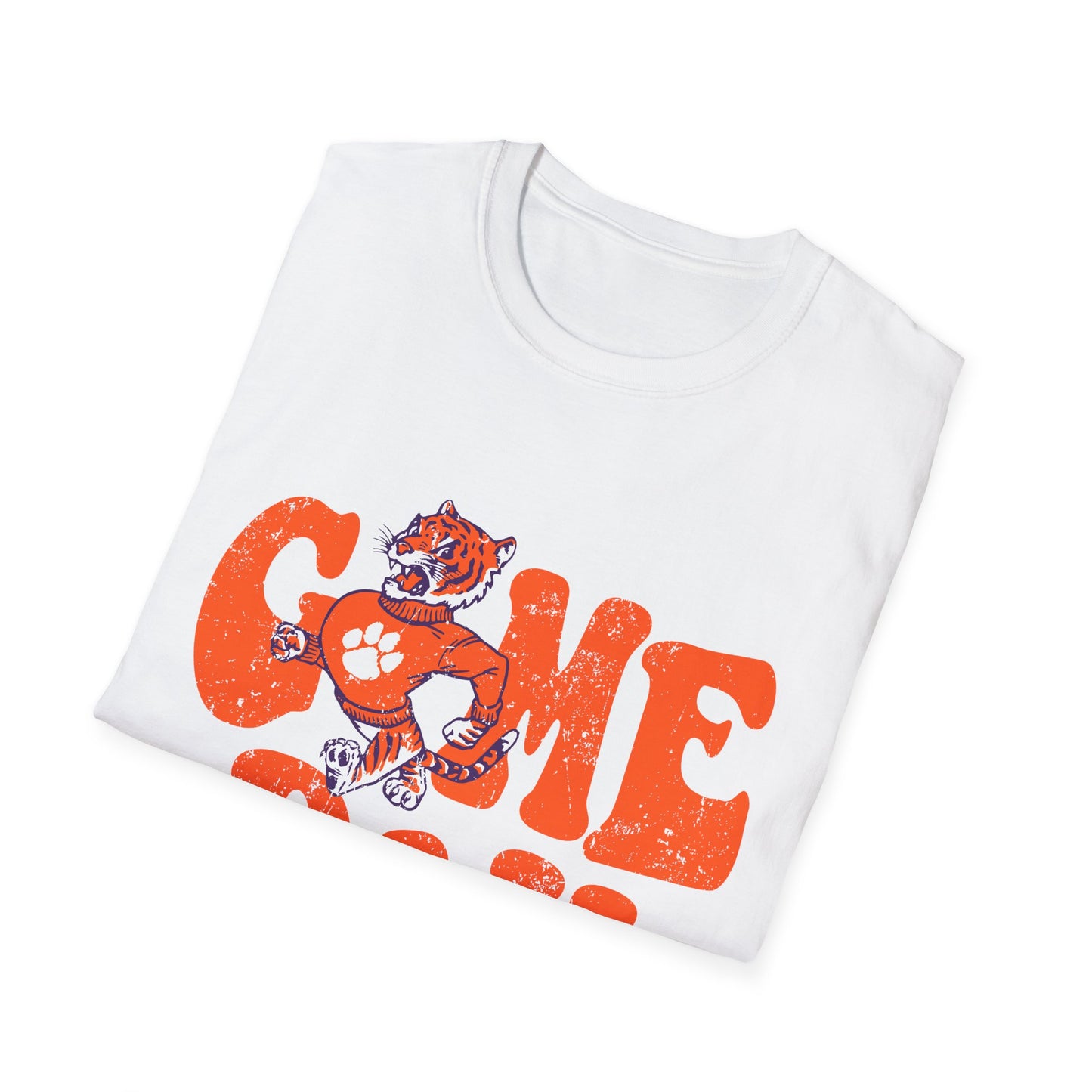 Game Day Unisex Softstyle T-Shirt | Perfect for Sports Fans, Tailgating, Casual Wear, Gift for Gamers, Cheer Day Apparel