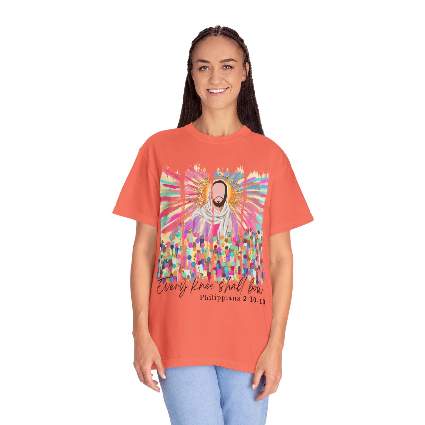 Colorful Faith T-Shirt, Biblical Verse Tee, Inspirational Apparel, Unisex Graphic Shirt, Christian Gift Idea, Religious T-Shirt
