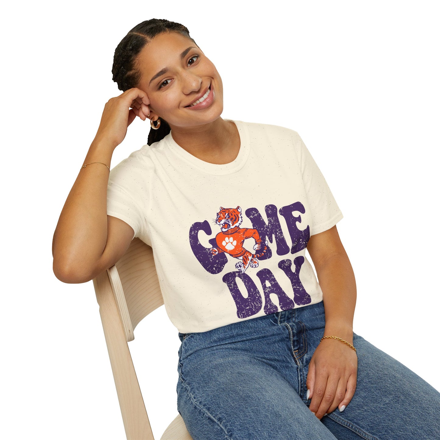 Game Day T-Shirt for Fans, Unisex Softstyle Tee, Sportswear, Tailgate Shirt, College Football Shirt