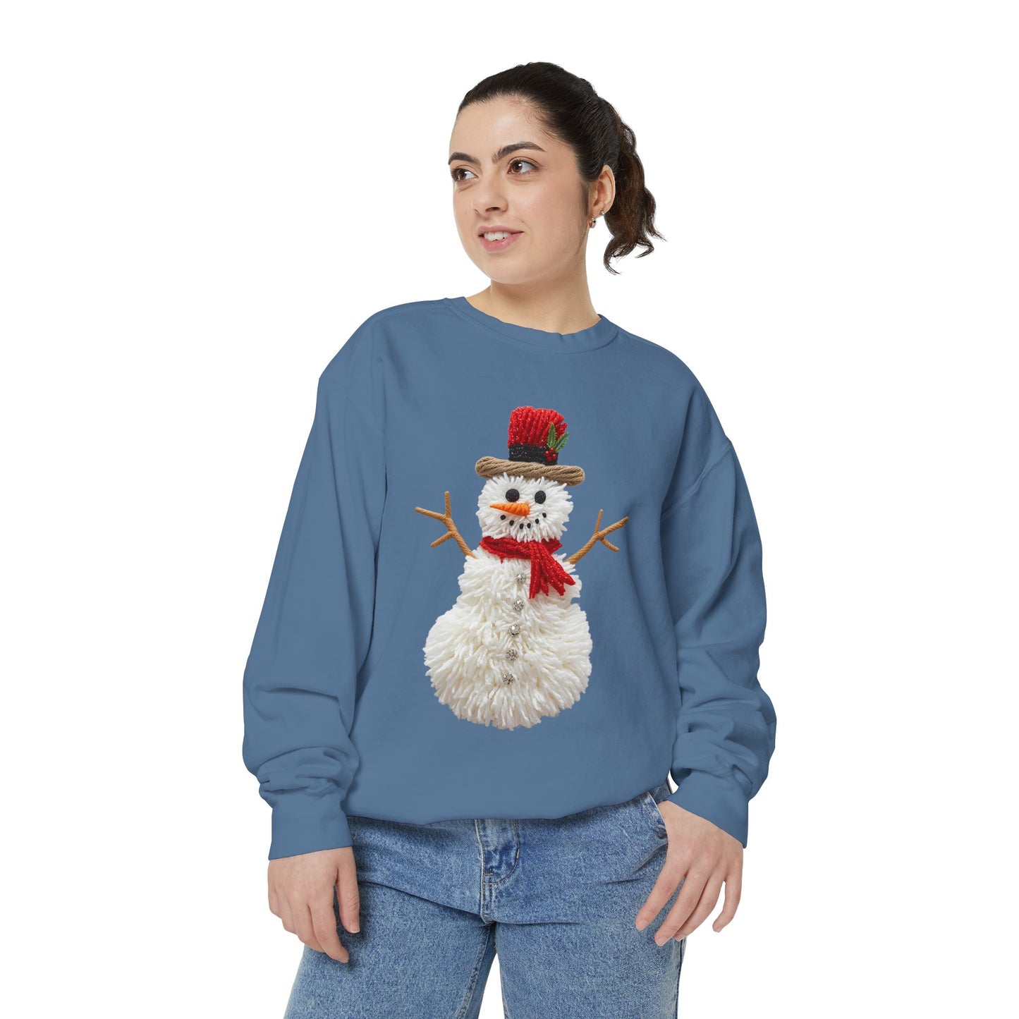 Cozy Snowman Sweatshirt Comfort Colors