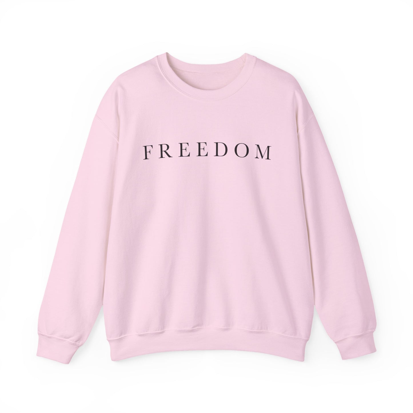Freedom Crewneck Sweatshirt, Cozy Unisex Sweatshirt, Casual Wear, Gift for Him/Her, Everyday Comfort, Relaxed Fashion