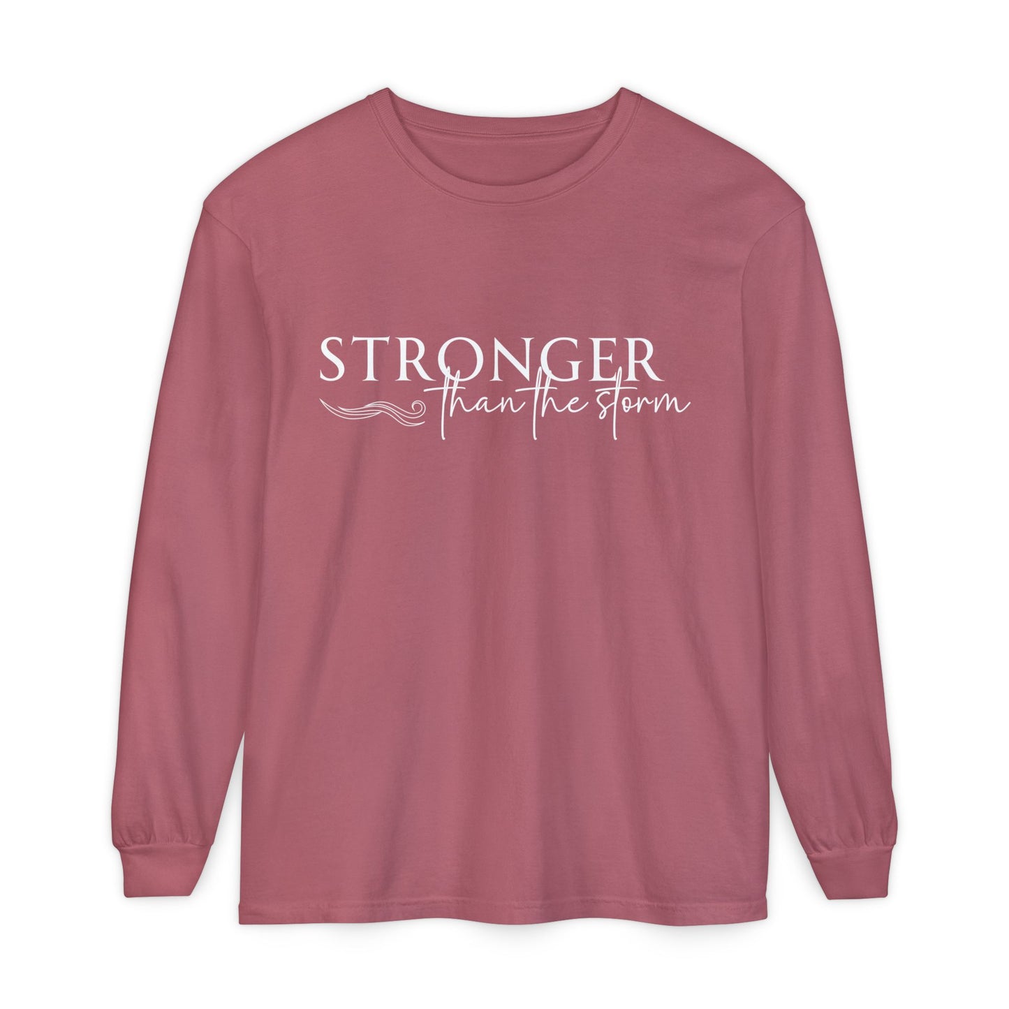 Inspirational Long Sleeve T-Shirt, Motivational Tee for Daily Wear, Perfect Gift for Encouragement, Birthday, or Strength