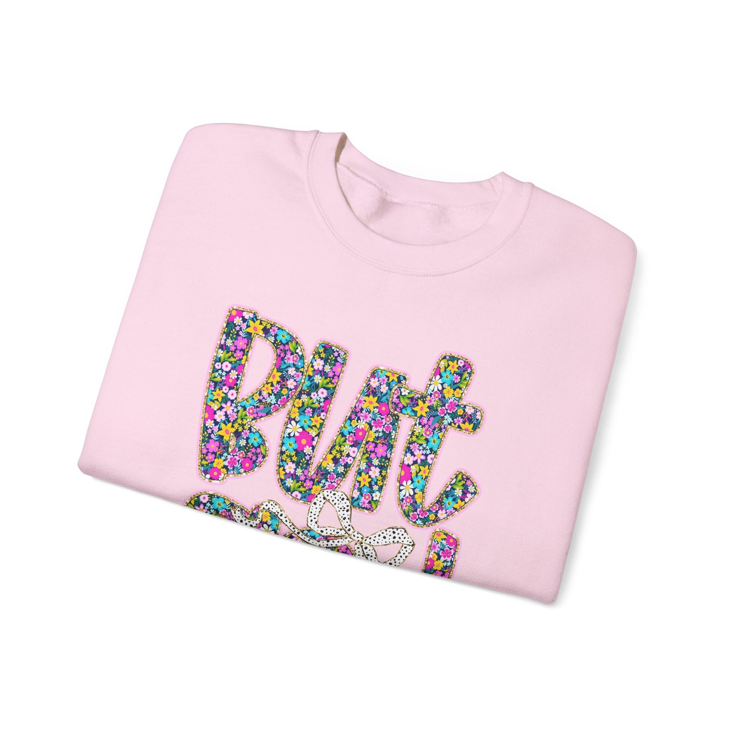Colorful Floral Crewneck Sweatshirt - Motivational Gift for Friends, Cozy Lounge Wear, Unique Gift for Birthday, Inspirational