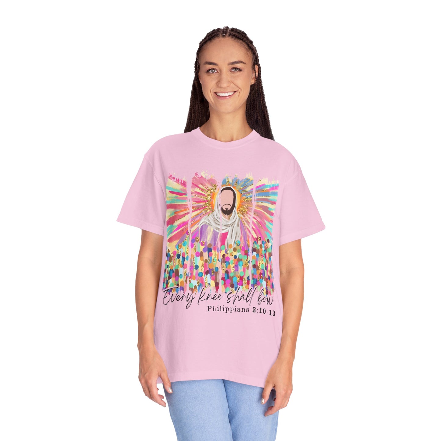 Colorful Faith T-Shirt, Biblical Verse Tee, Inspirational Apparel, Unisex Graphic Shirt, Christian Gift Idea, Religious T-Shirt