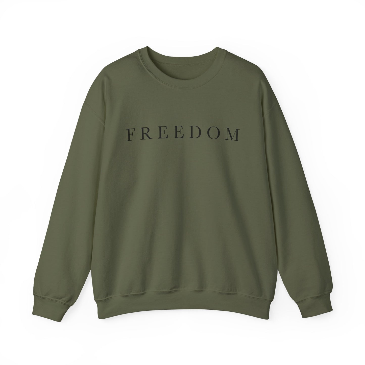 Freedom Crewneck Sweatshirt, Cozy Unisex Sweatshirt, Casual Wear, Gift for Him/Her, Everyday Comfort, Relaxed Fashion