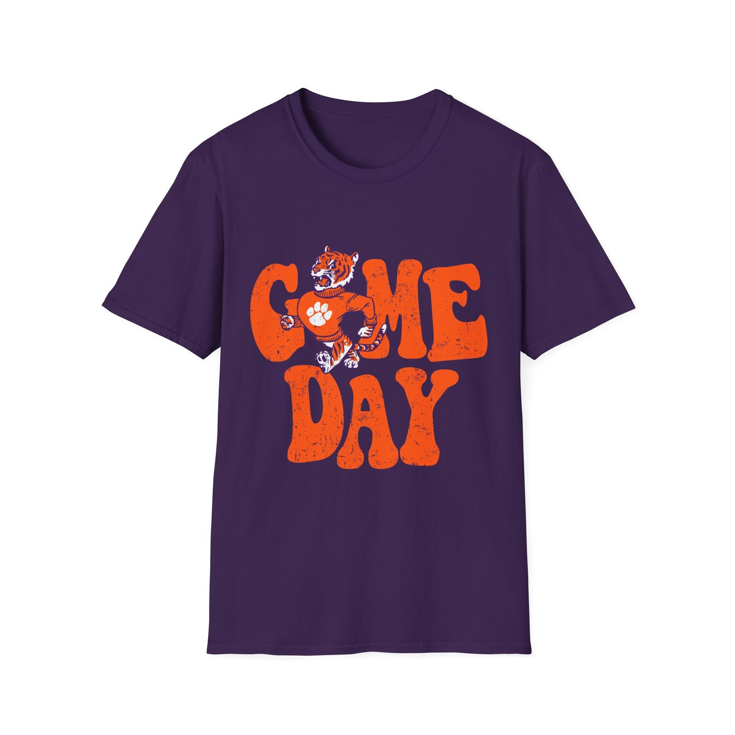Game Day Unisex Softstyle T-Shirt | Perfect for Sports Fans, Tailgating, Casual Wear, Gift for Gamers, Cheer Day Apparel