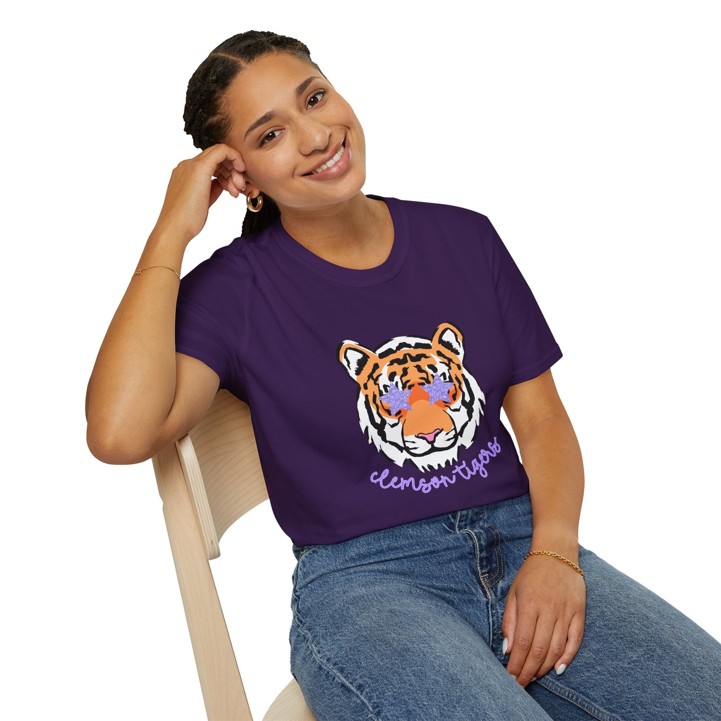 Clemson Tigers Unisex T-Shirt, College Apparel, Graphic Tee, Gift for Students, Casual Wear, School Spirit Shirt