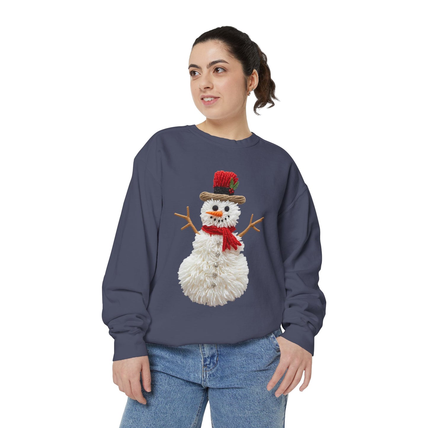 Cozy Snowman Sweatshirt Comfort Colors