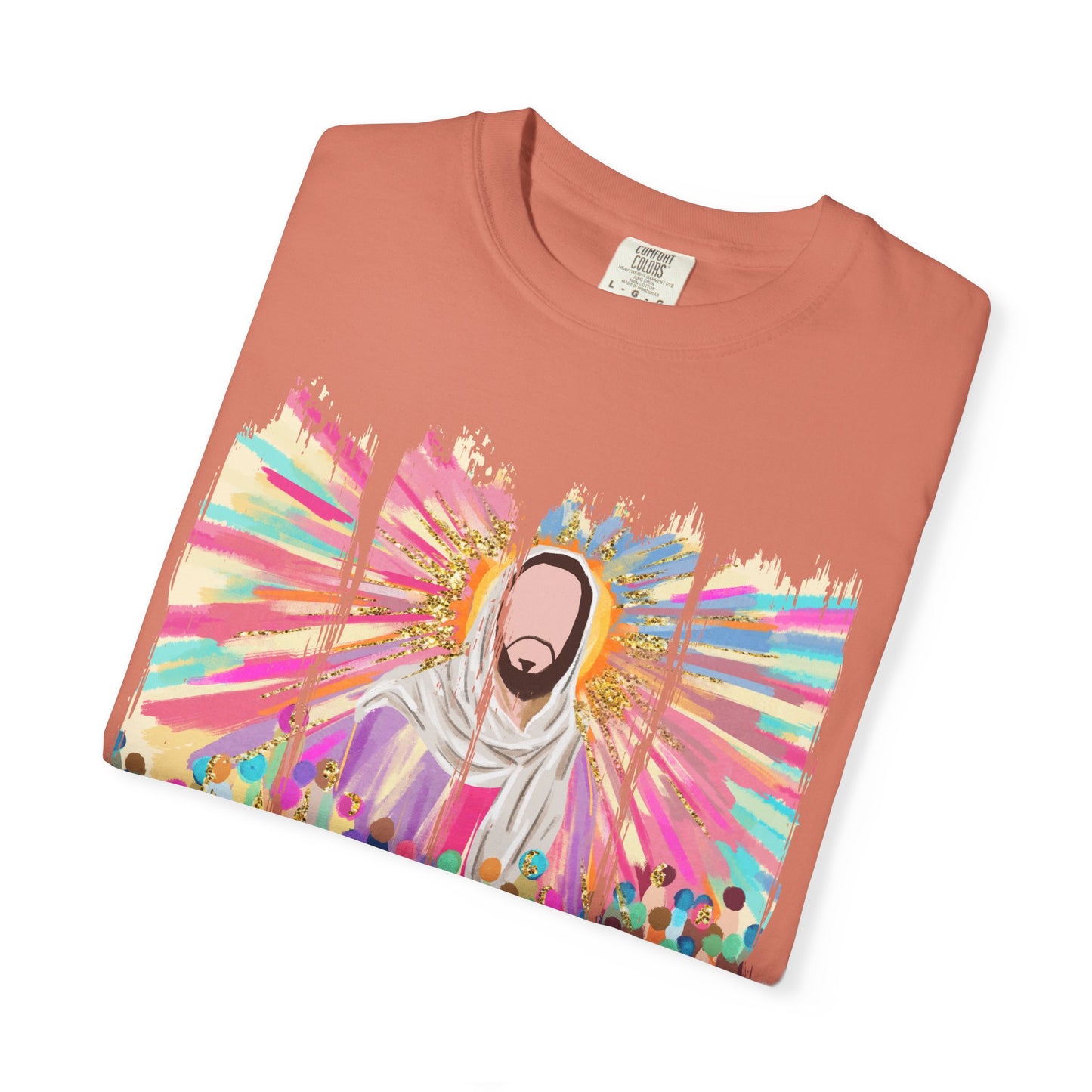 Vibrant Spiritual T-Shirt for Everyday Wear, Retro Art Tee, Casual Unisex Shirt, Gift for Festivals, Colorful Graphic Top