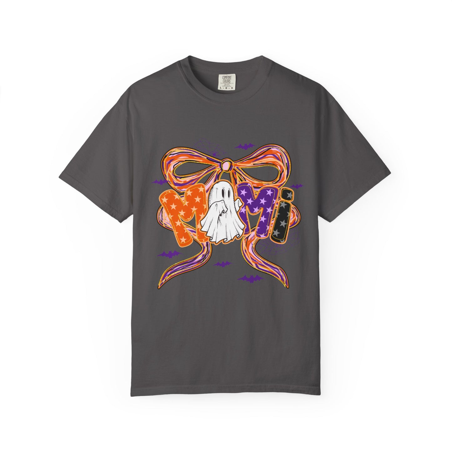 Spooky Ghost Halloween T-Shirt, Unisex Tee, Garment-Dyed Shirt for Fall, Autumn Apparel, Trick or Treat, Halloween Party