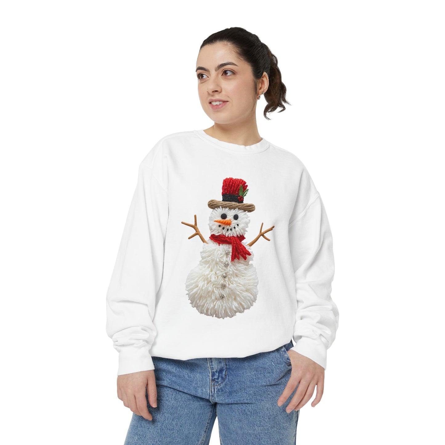 Cozy Snowman Sweatshirt Comfort Colors