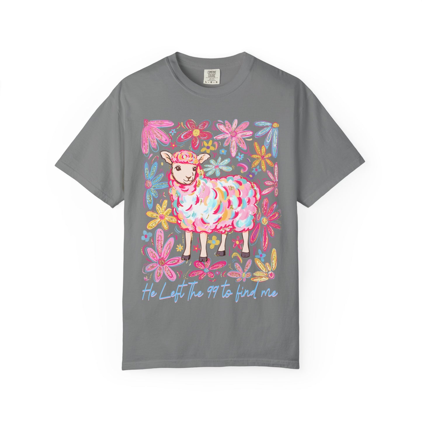 Whimsical Floral Sheep T-Shirt – Soft Unisex Tee, Perfect for Nature Lovers, Easter, Spring Celebrations, Gift for Her, Casual Wear