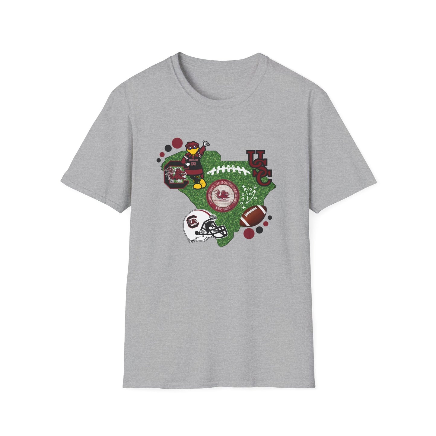 South Carolina Sports Fan Unisex T-Shirt, Game Day Apparel, College Football Tee, Gift for Him or Her, Casual Outfit