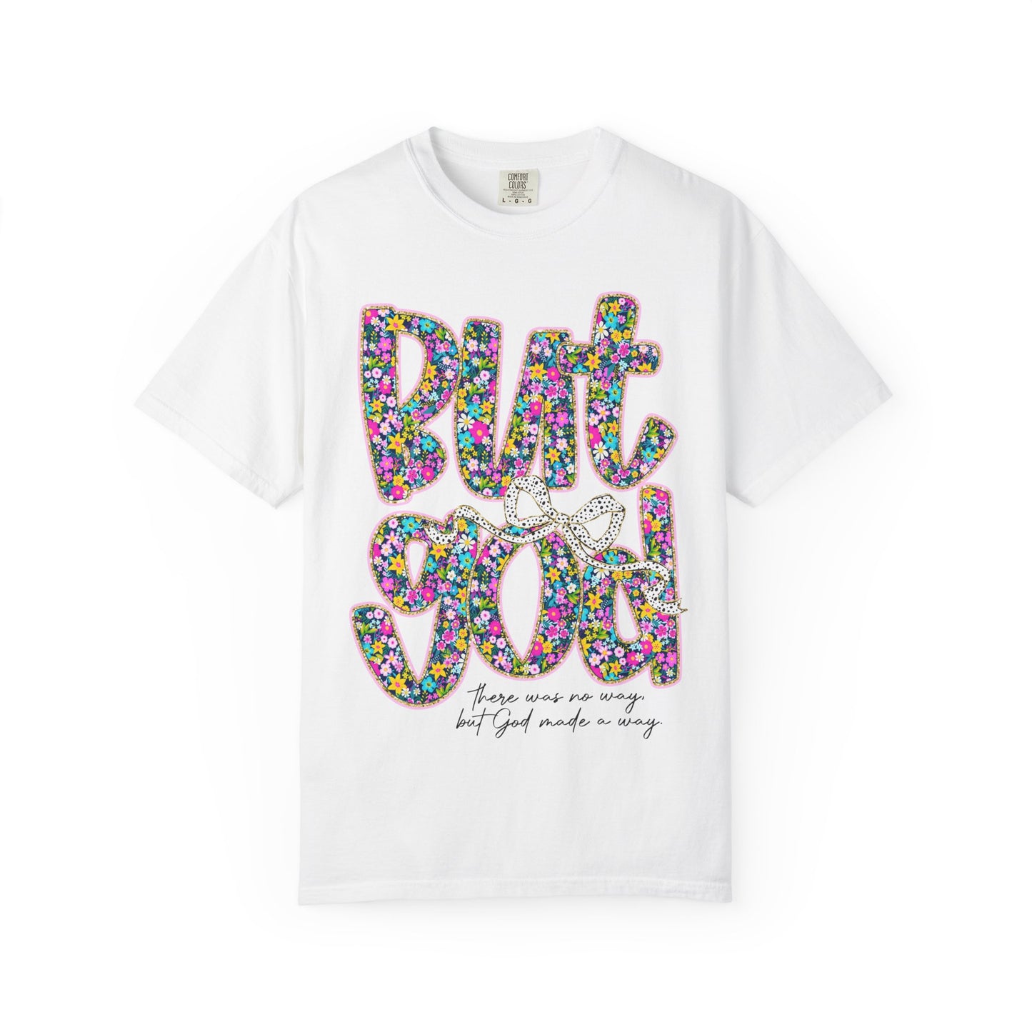 God Is Good Floral T-Shirt, Inspirational Tee, Gift for Him/Her, Faith-Based Apparel, Everyday Comfort