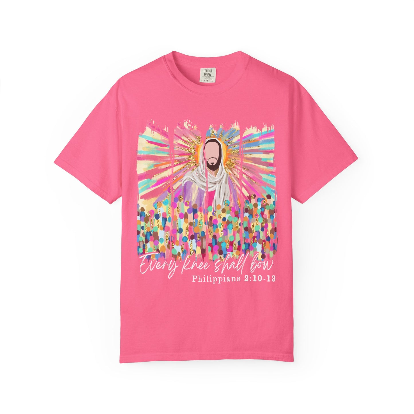 Vibrant Spiritual T-Shirt for Everyday Wear, Retro Art Tee, Casual Unisex Shirt, Gift for Festivals, Colorful Graphic Top