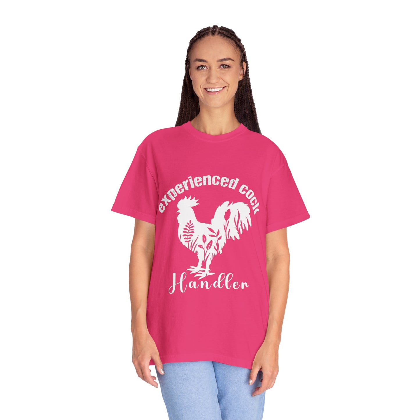 Experienced Cock Handler T-shirt, Unisex Style, Funny Gift, Chicken Lover Tee, Farm Enthusiast Apparel, Casual Wear