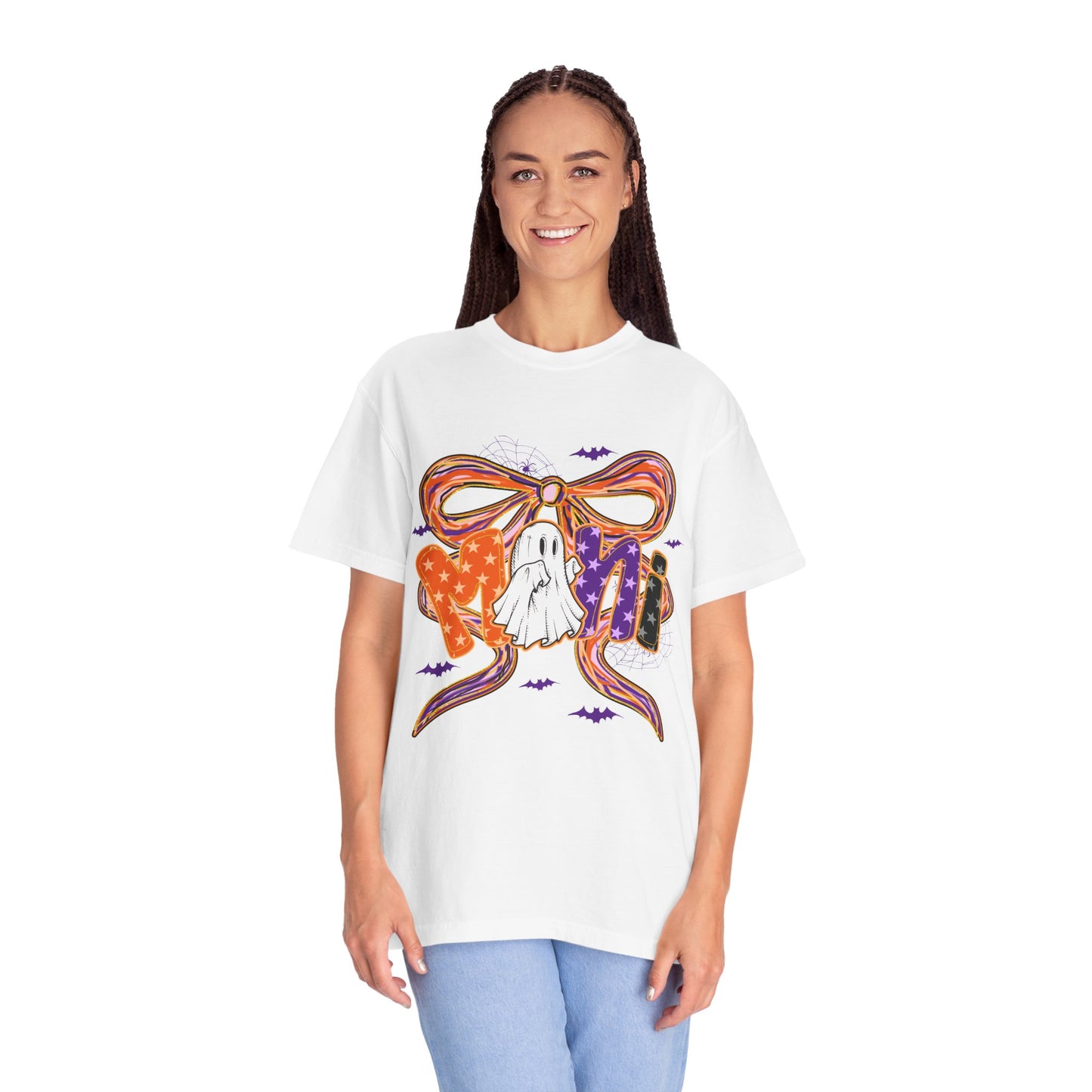 Halloween Ghost Ribbon T-Shirt | Unisex Spooky Wear, Fall Fashion, Halloween Party, Costume Tee, Gift for Ghost Lovers
