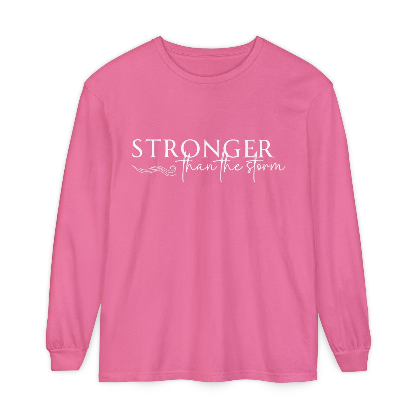 Inspirational Long Sleeve T-Shirt, Motivational Tee for Daily Wear, Perfect Gift for Encouragement, Birthday, or Strength