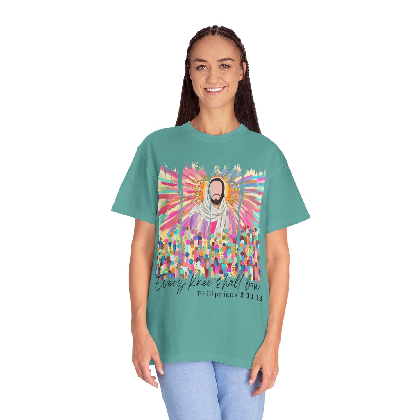 Colorful Faith T-Shirt, Biblical Verse Tee, Inspirational Apparel, Unisex Graphic Shirt, Christian Gift Idea, Religious T-Shirt