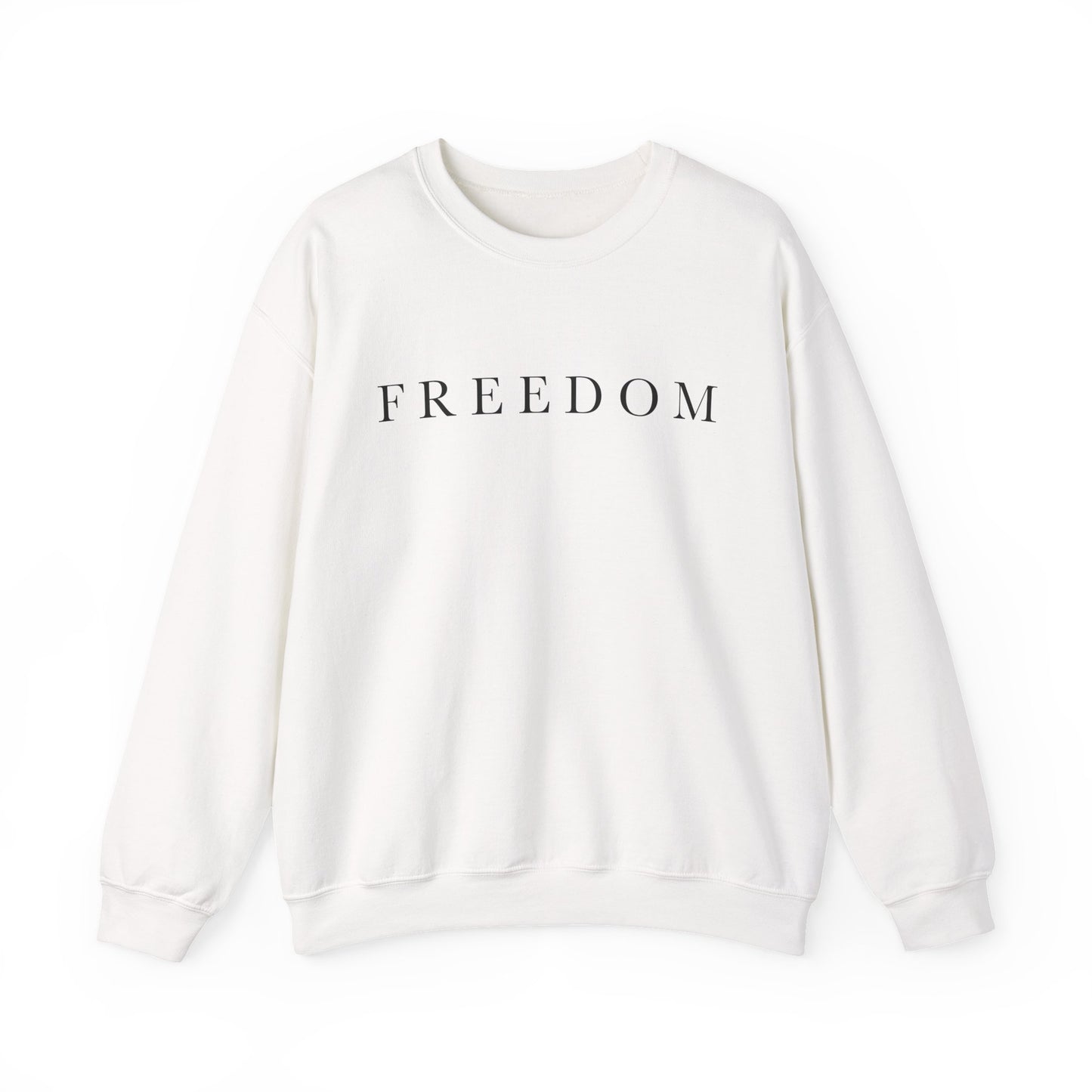 Freedom Crewneck Sweatshirt, Cozy Unisex Sweatshirt, Casual Wear, Gift for Him/Her, Everyday Comfort, Relaxed Fashion