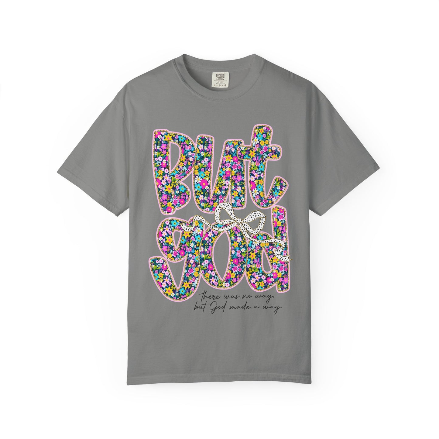 God Is Good Floral T-Shirt, Inspirational Tee, Gift for Him/Her, Faith-Based Apparel, Everyday Comfort