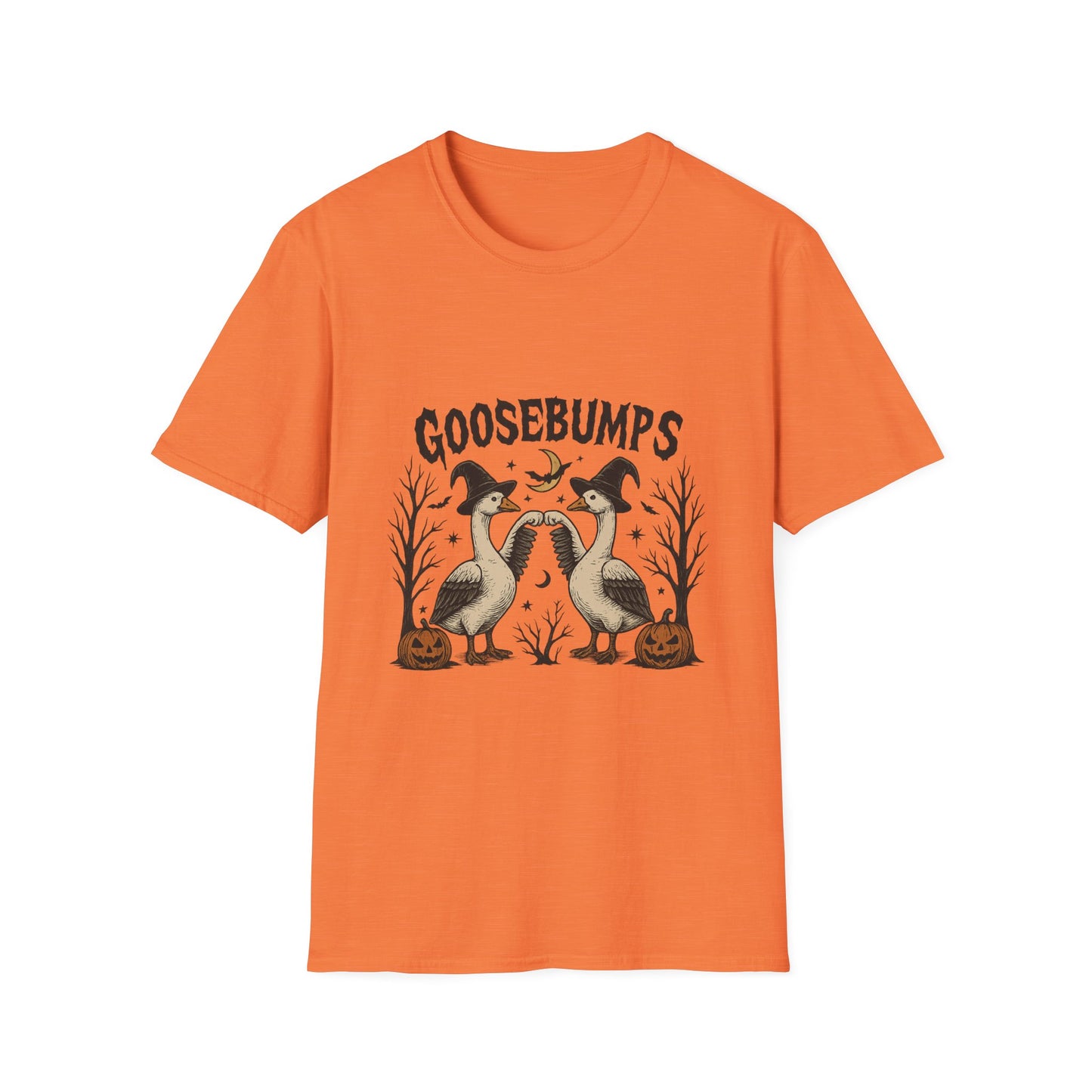 Goosebumps Halloween Unisex Softstyle T-Shirt - Spooky Shirt, Halloween Costume, Gift for Her, Halloween Party, Fall Fashion