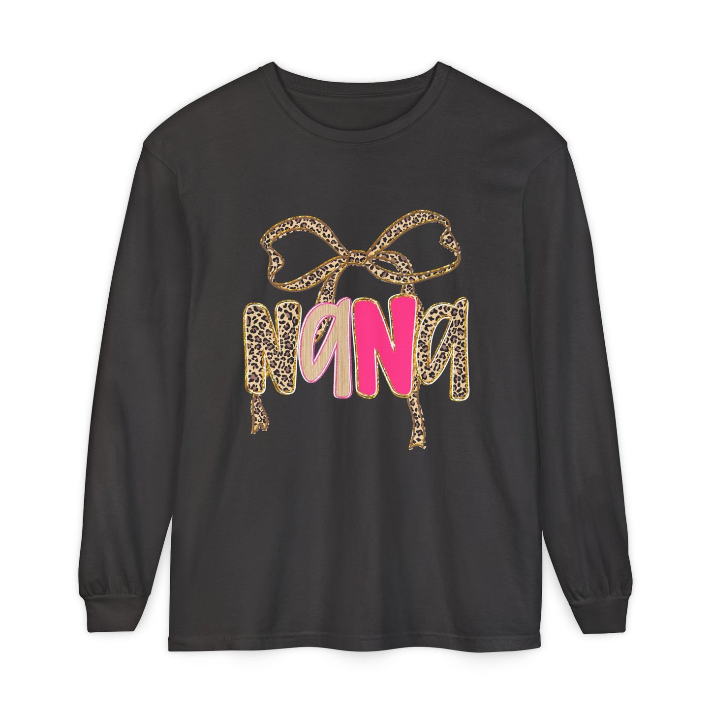 Nana Neon Leopard Long Sleeve T-Shirt