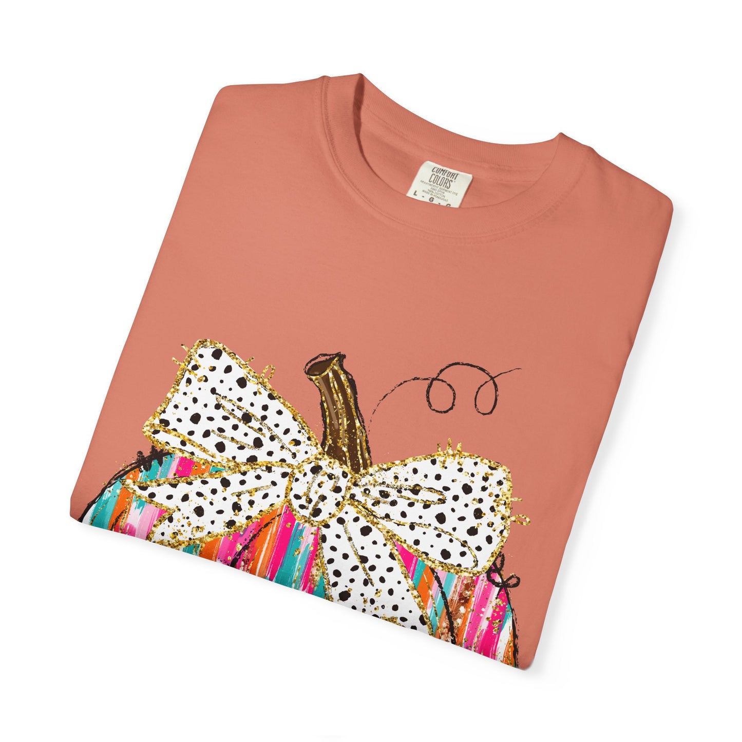 Colorful Pumpkin Graphic T-Shirt for Fall, Casual Autumn Tee, Halloween Shirt, Thanksgiving Outfit, Gift for Her
