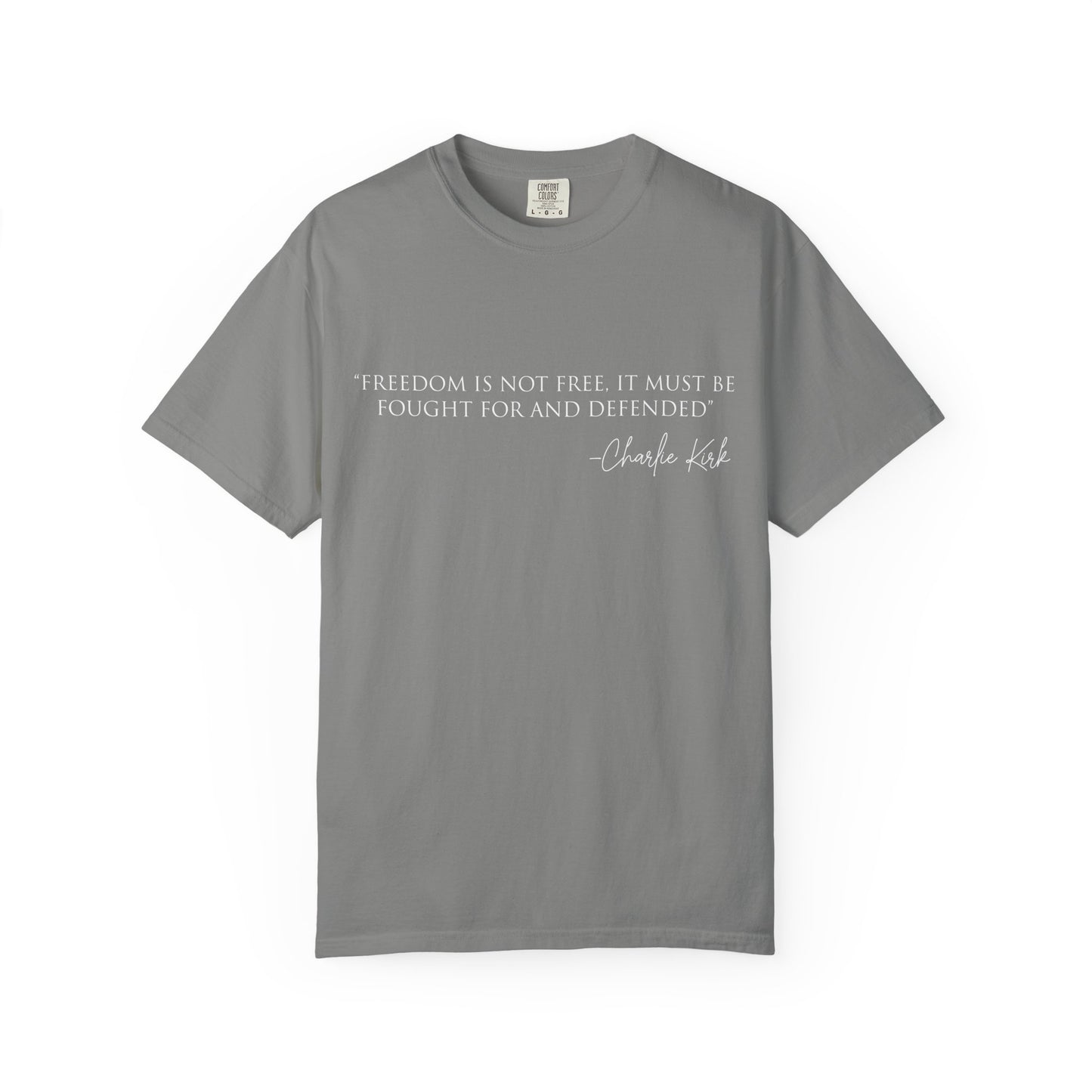 Freedom Quote T-Shirt, Inspirational Tee, Unisex Graphic Shirt, Motivational Gift, Casual Wear, Quote Apparel