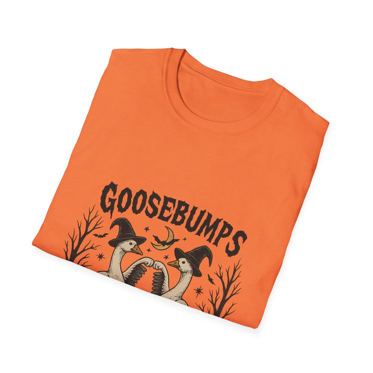 Goosebumps Halloween Unisex Softstyle T-Shirt - Spooky Shirt, Halloween Costume, Gift for Her, Halloween Party, Fall Fashion