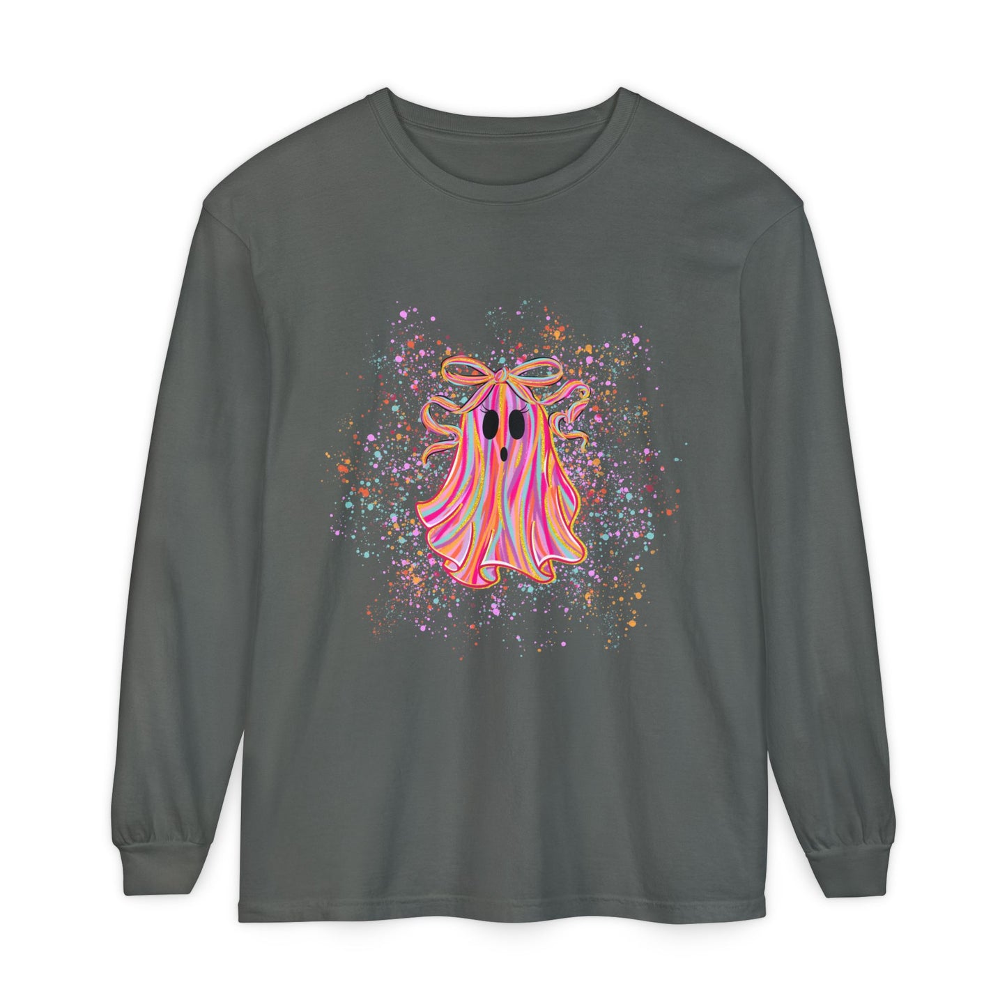 Splatter Neon Ghost Long Sleeve