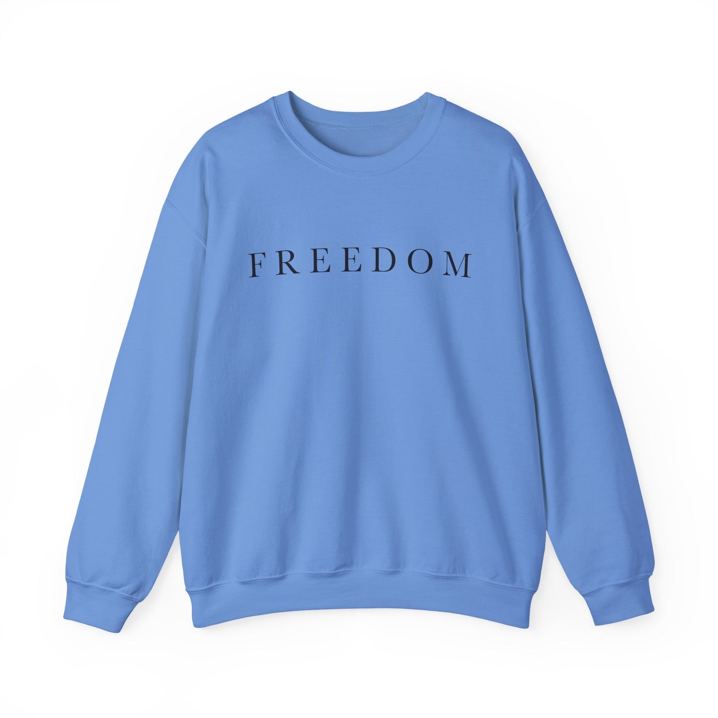 Freedom Crewneck Sweatshirt, Cozy Unisex Sweatshirt, Casual Wear, Gift for Him/Her, Everyday Comfort, Relaxed Fashion