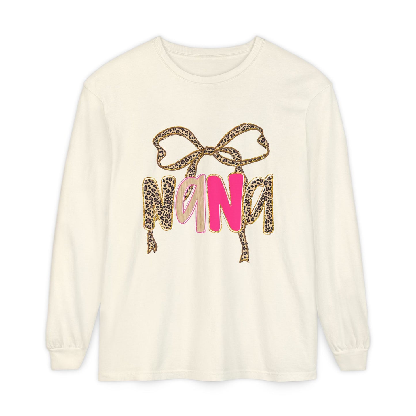 Nana Neon Leopard Long Sleeve T-Shirt