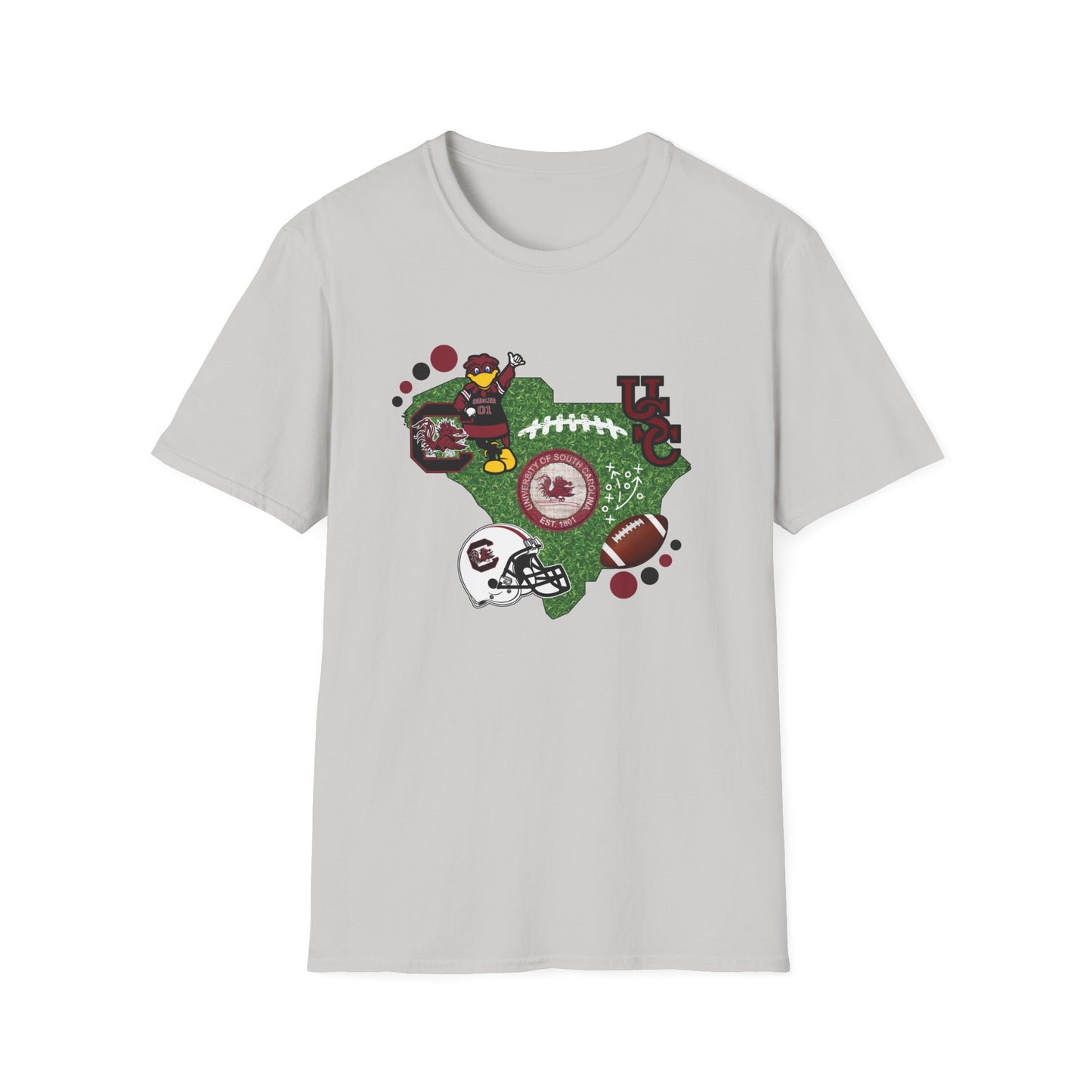 South Carolina Sports Fan Unisex T-Shirt, Game Day Apparel, College Football Tee, Gift for Him or Her, Casual Outfit