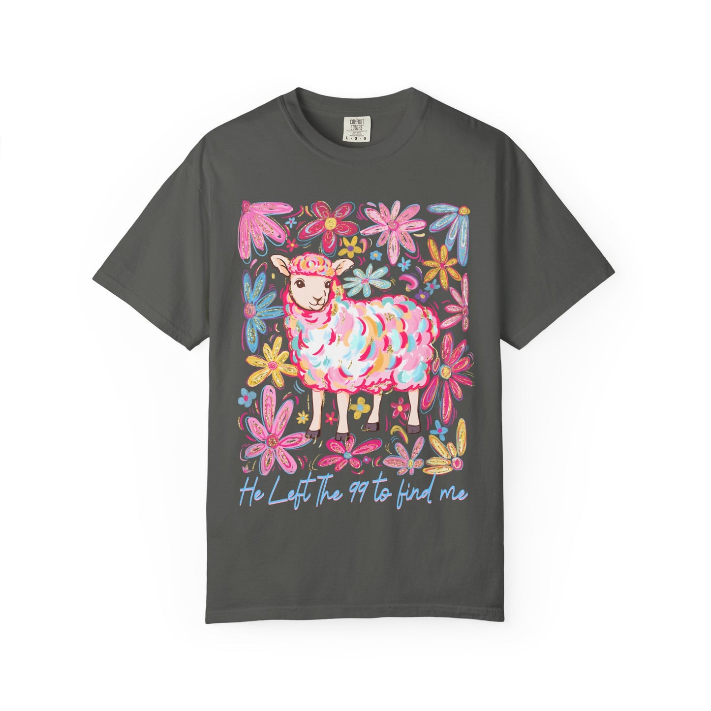 Whimsical Floral Sheep T-Shirt – Soft Unisex Tee, Perfect for Nature Lovers, Easter, Spring Celebrations, Gift for Her, Casual Wear