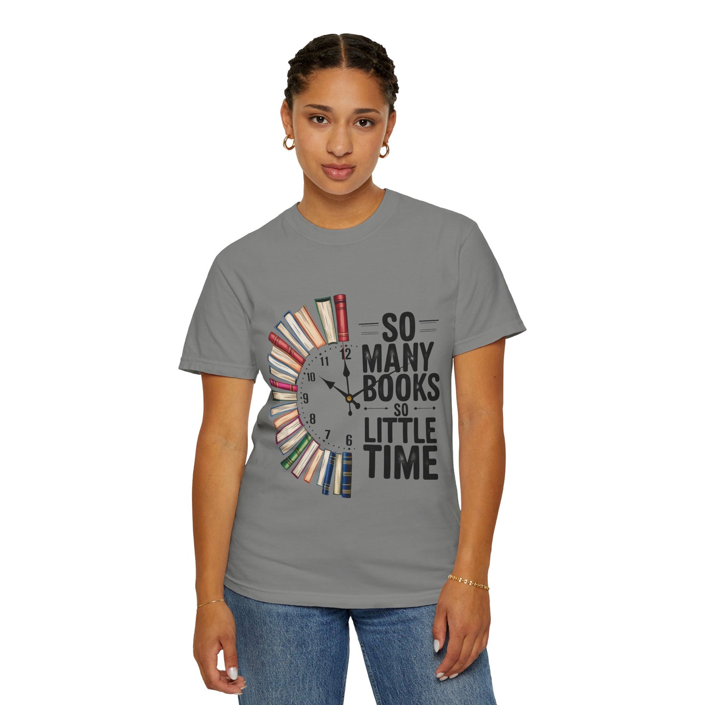 Book Lover's Clock T-Shirt, Perfect Gift for Readers, Literary Apparel, Bookish Tee, Great for Book Clubs