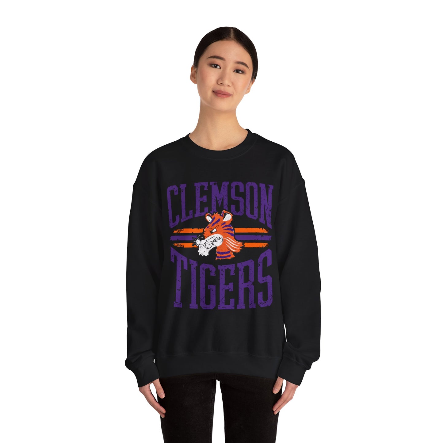 Clemson Tigers Crewneck Sweatshirt - Unisex Sweatshirt for Game Day, College Apparel, Sports Fan, Gift Idea, Casual Wear