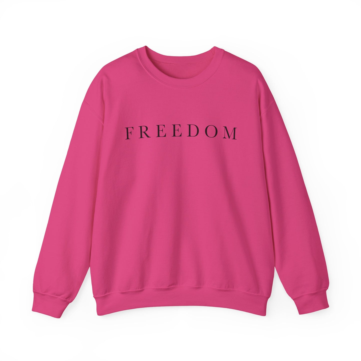 Freedom Crewneck Sweatshirt, Cozy Unisex Sweatshirt, Casual Wear, Gift for Him/Her, Everyday Comfort, Relaxed Fashion