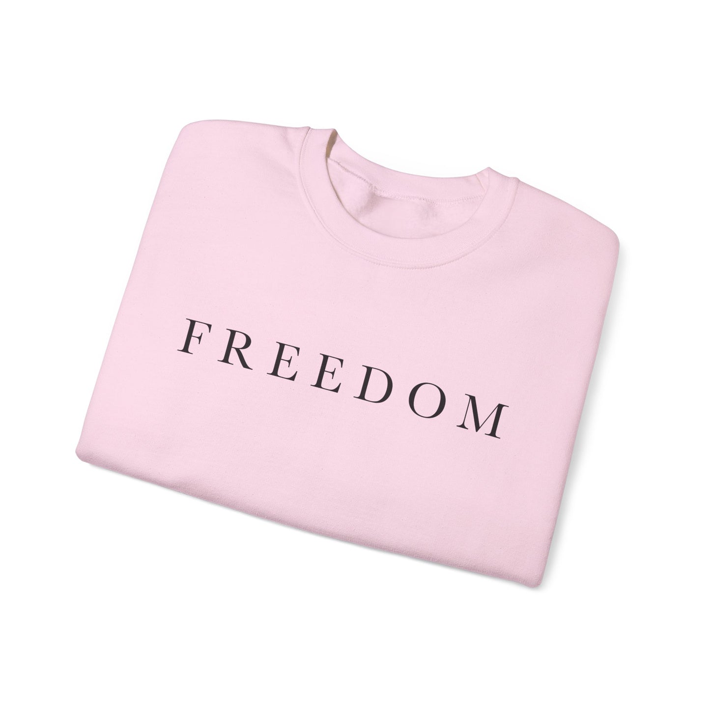 Freedom Crewneck Sweatshirt, Cozy Unisex Sweatshirt, Casual Wear, Gift for Him/Her, Everyday Comfort, Relaxed Fashion