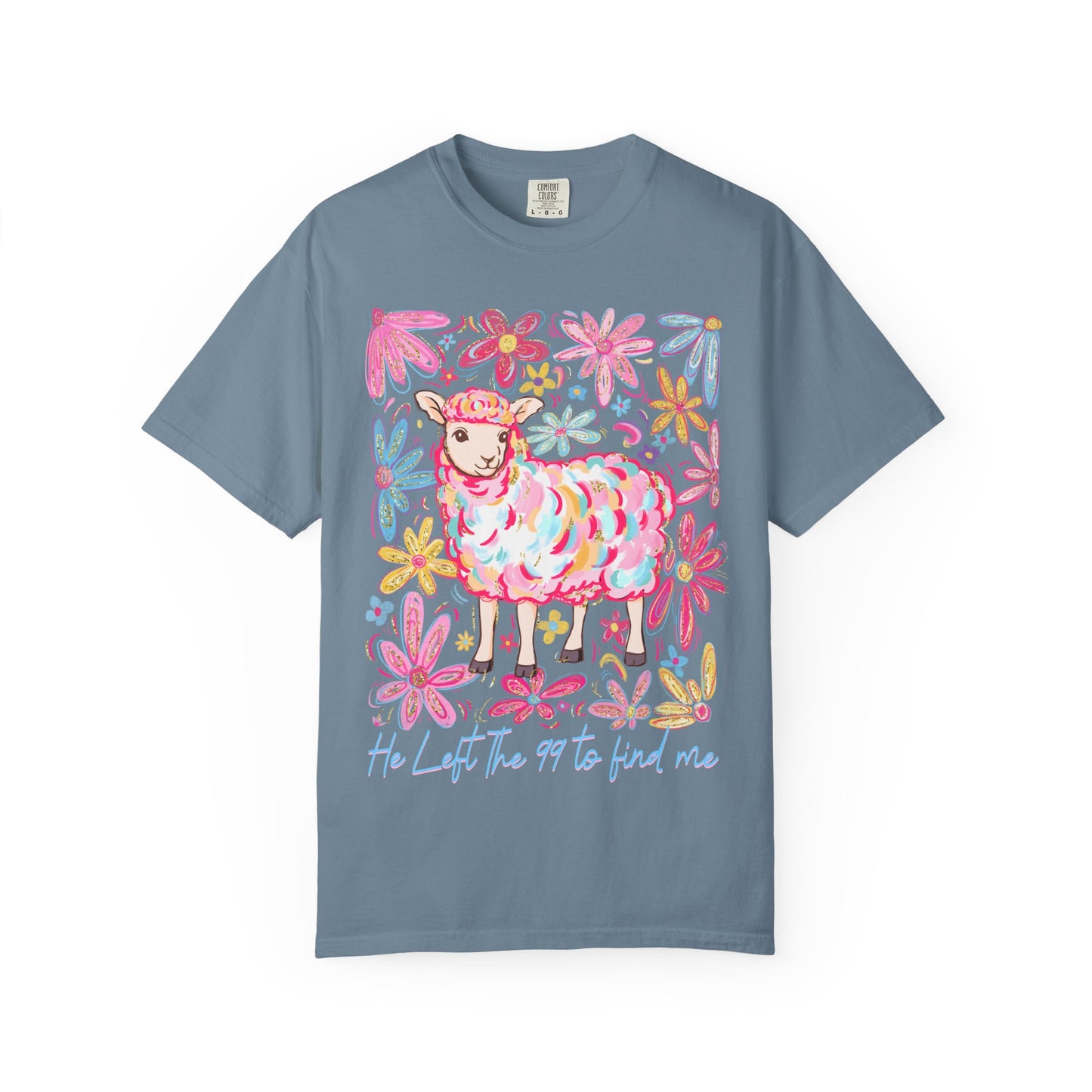 Whimsical Floral Sheep T-Shirt – Soft Unisex Tee, Perfect for Nature Lovers, Easter, Spring Celebrations, Gift for Her, Casual Wear