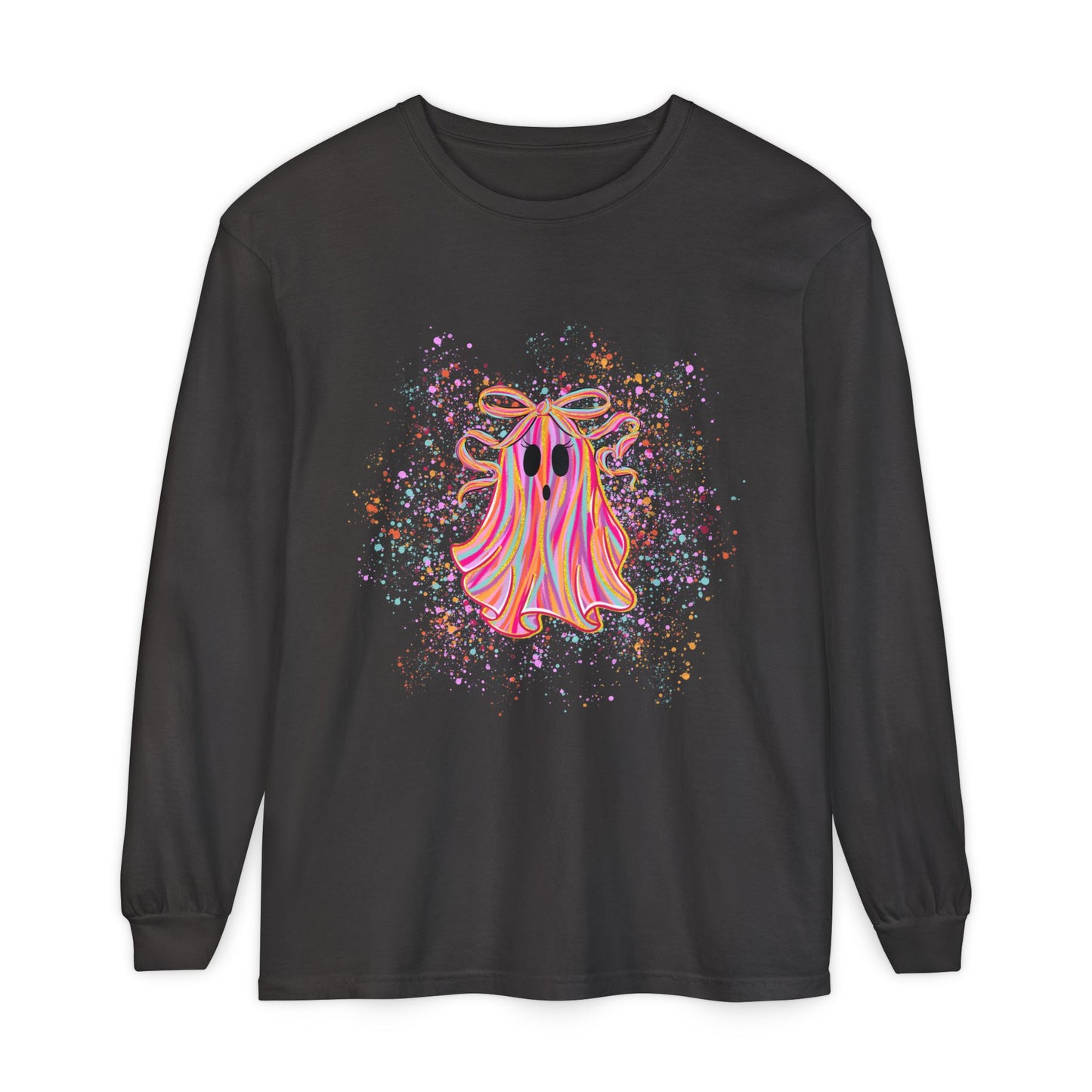 Splatter Neon Ghost Long Sleeve