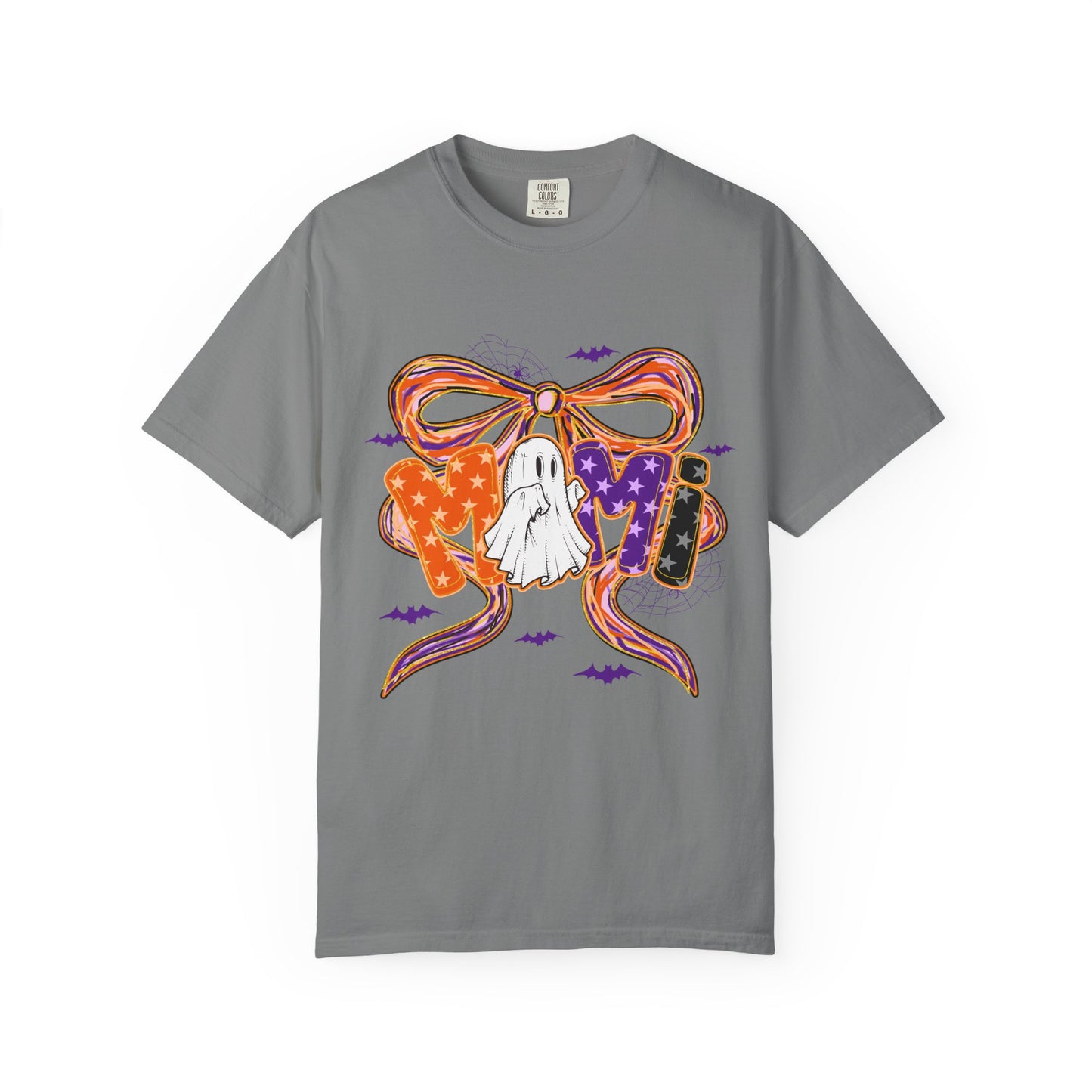 Spooky Ghost Halloween T-Shirt, Unisex Tee, Garment-Dyed Shirt for Fall, Autumn Apparel, Trick or Treat, Halloween Party