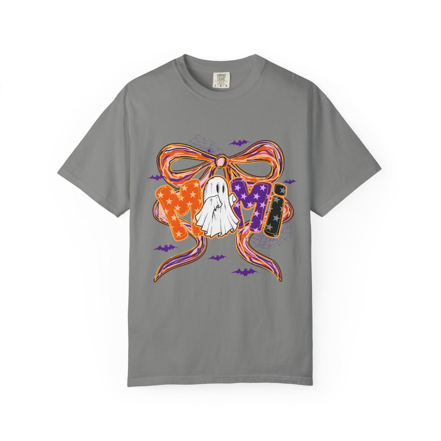Spooky Ghost Halloween T-Shirt, Unisex Tee, Garment-Dyed Shirt for Fall, Autumn Apparel, Trick or Treat, Halloween Party