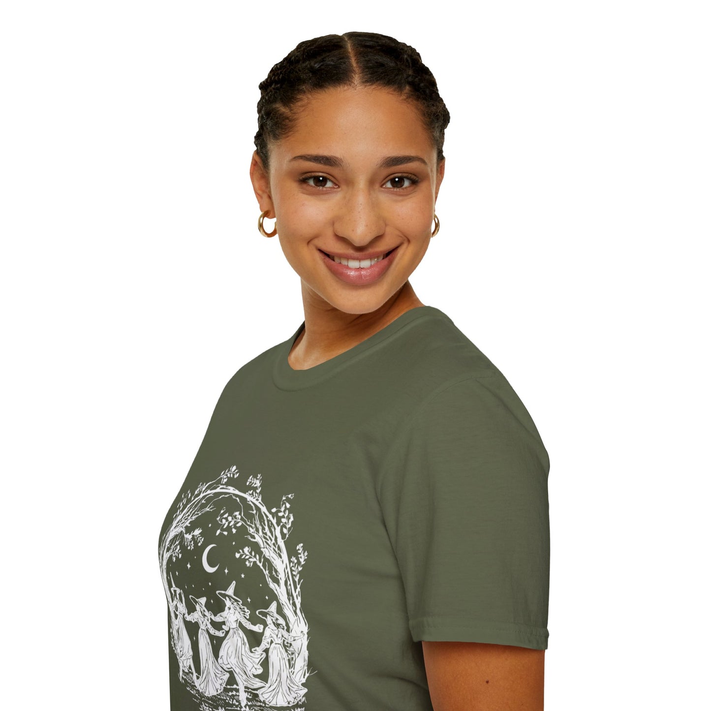 Enchanted Forest T-Shirt, Nature Lover Shirt, Bohemian Graphic Tee, Witchy Style Top, Gift for Magical Occasions