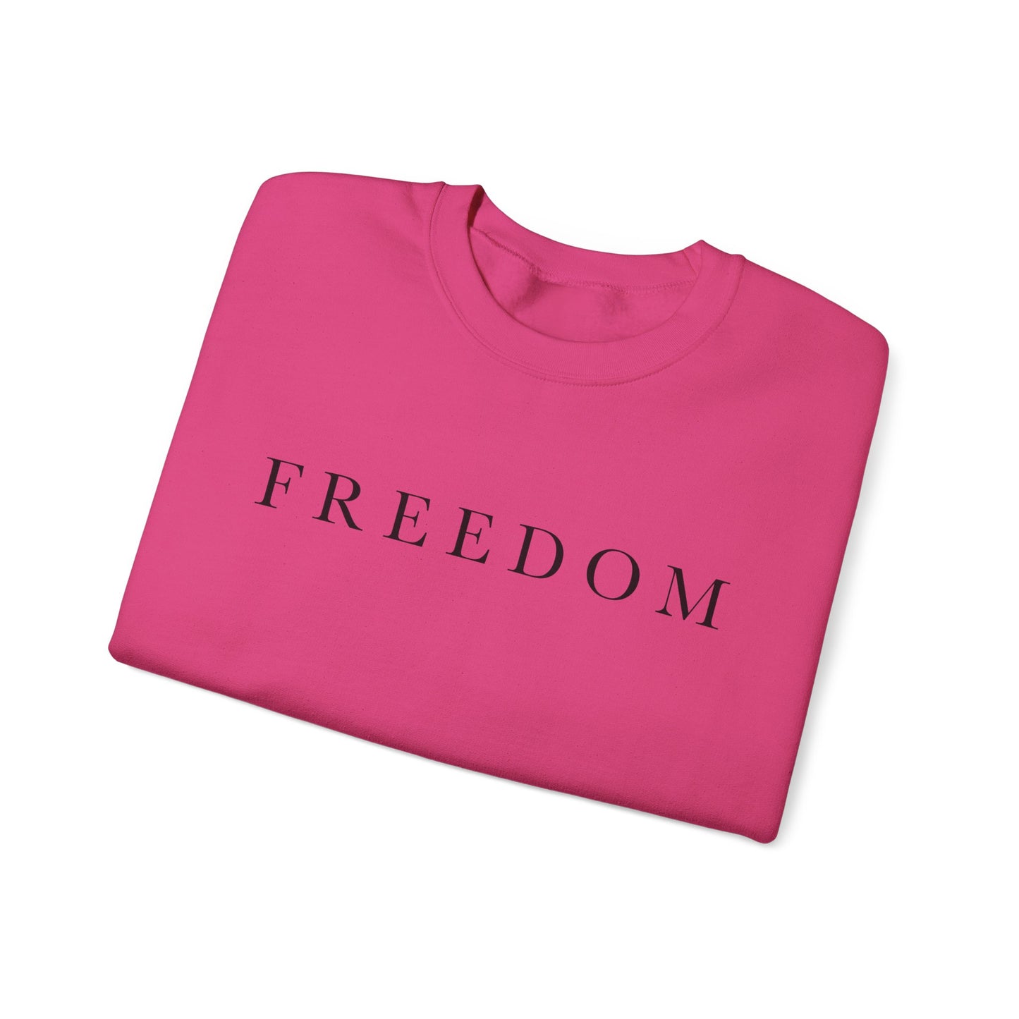 Freedom Crewneck Sweatshirt, Cozy Unisex Sweatshirt, Casual Wear, Gift for Him/Her, Everyday Comfort, Relaxed Fashion