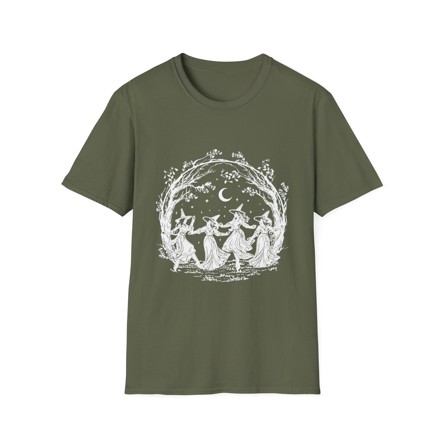 Enchanted Forest T-Shirt, Nature Lover Shirt, Bohemian Graphic Tee, Witchy Style Top, Gift for Magical Occasions