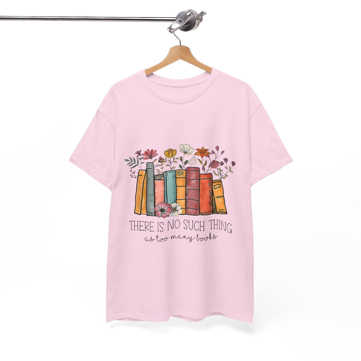 Book Lover's Unisex Heavy Cotton Tee, Cute Literary Gift, Reading T-shirt, Funny Book Design, Bookish Apparel, Cozy Gift for Readers